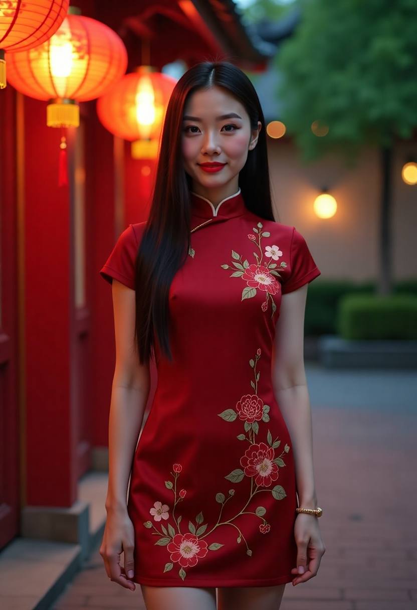长街灯火海报